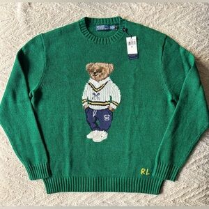 NWT Polo Ralph Lauren Bear Sweater Jumper XL